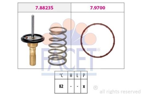 Термостат Toyota Verso s 1.33 (nsp120_) (10-16) (7.8823) FACET 78823