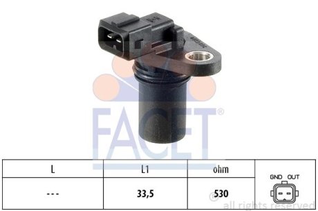 Датчик розподілвалу Ford FIESTA, FOCUS, SCORPIO I/II,TRANSIT 1.1-2.8 85- FACET 90189