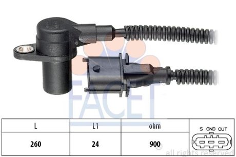 Датчик колінвалу FACET 90494