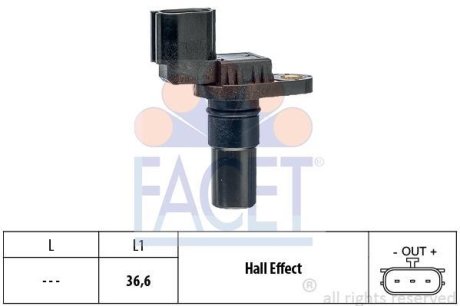 Датчик колінвалу/розподілвалу FACET 90710