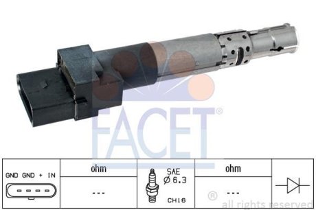 Котушка запалювання FACET 96334