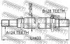 Піввісь права 24x433x28 MAZDA 3 BK 03-11 FEBEST 0512-M316MT (фото 2)