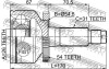 ШРУС FEBEST 2210-CARNA54 (фото 2)