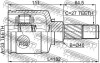 ШРКШ внутр. L 40x182 DUSTER 1.5-2.0 11- 27z/33z FEBEST 2411-DUSTAWDLH (фото 2)