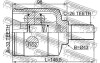 ШРКШ внутр. L 43x146.5 LOGAN/DUSTER 1.2-1.6 12- 26z/33z FEBEST 2411-DUSTLH (фото 2)