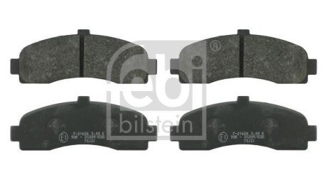 FEBI NISSAN гальмівні колодки дискові Micra K11E 92-02 FEBI BILSTEIN 16262 (фото 1)