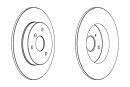 Brake disk FERODO DDF1111C