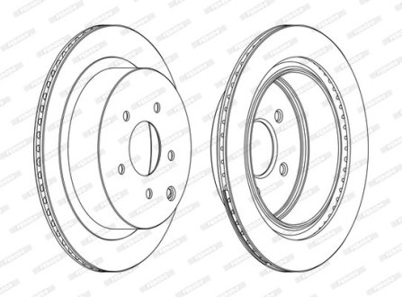 Диск гальмівний FERODO DDF1506C