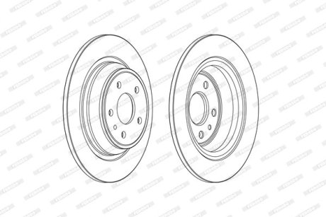 Гальмівний диск FERODO DDF2338C