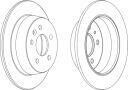 Brake disk FERODO DDF861C
