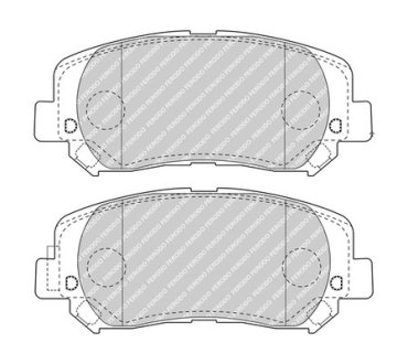 Гальмівні колодки, дискові FERODO FDB4999