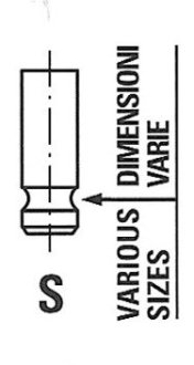 Клапан випускний R4895/RNT CHEVROLET/DAEWOO Aveo,Matiz R4895/RNT FRECCIA R4895RNT