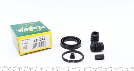 Ремкомплект гальмівного супорта TOYOTA Avensis 03-10, Corolla 02-07, Corolla Verso 04-09, Verso 09-18 FRENKIT 238043