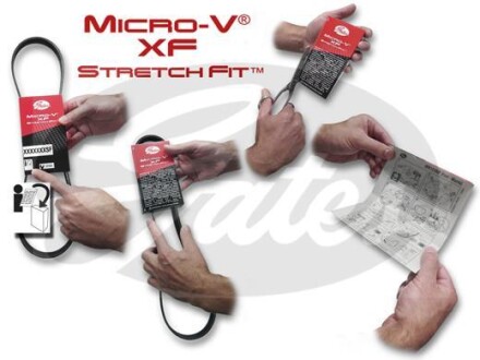 Поліклінові ремені Micro-V StretchFit Gates 4PK917SF