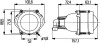 Фара основна HB3 12V з лампою розжарювання лів./прав. HELLA 1BL 998 570-001 (фото 2)