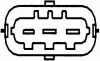 Датчик детонації OPEL Astra G 98-05, Vectra C 02-08, Zafira B 05-12, Zafira A 99-05, Vectra B 95-02, Signum 03-08 HELLA 6PG009108-551 (фото 2)