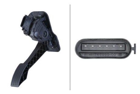 FORD Датчик положення педалі акселератора Transit 2.2/3.2TDCi 06- HELLA 6PV 010 946-211