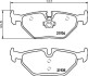 Гальмівні колодки зад. BMW 3 (E46)/SAAB 9-5/ROVER 75 96-09 (ATE) HELLA 8DB355008-761 (фото 2)