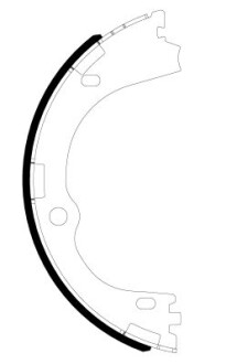 KIA К-т колодок стоянкового гальм. Spotrage 15-, HYUNDAI Tucson 15- HELLA 8DB 355 038-111