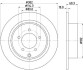 MITSUBISHI гальмівний диск задн.ASX,Outlander II 1.6/2.4 07- HELLA 8DD 355 115-491 (фото 1)