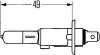 Автолампа H1 24V 70W P14,5S HELLA 8GH002089-251 (фото 2)