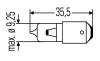 Автолампа BA9S 12V 6WT6W H6W 12V6W HELLA 8GH007643-121 (фото 2)