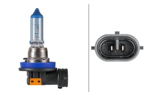 H8 12V 35W Лампа розжарювання WHITE LIGHT UP TO 300h, UP TO 4200 KELVIN HELLA 8GH 223 498-141