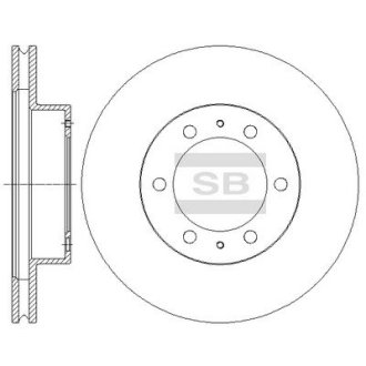 Гальмівний диск Hi-Q (SANGSIN) SD4030