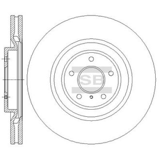 Диск гальмівний Hi-Q (SANGSIN) SD4228