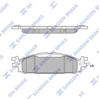 Колодка гальм. диск. FORD EXPLORER 15 - передн. (SANGSIN) Hi-Q (SANGSIN) SP1711