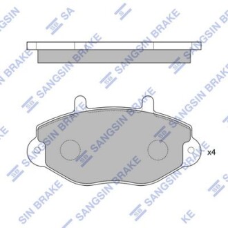 Колодка гальм. диск. FORD TRANSIT передн. (SANGSIN) Hi-Q (SANGSIN) SP2019