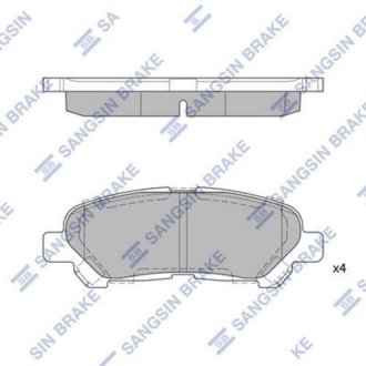 Колодки гальмівні дискові Hi-Q (SANGSIN) SP2136