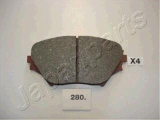 TOYOTA гальмівні колодки передні Rav 4 00- JAPANPARTS PA-280AF