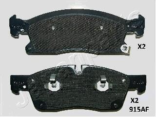 Гальм. колод. передн. Jeep Grand Cherokee 10- JAPANPARTS PA-915AF