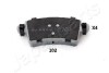 RENAULT гальмівні колодки задн.Master II 98- Opel Movano 98- JAPANPARTS PP-102AF (фото 1)