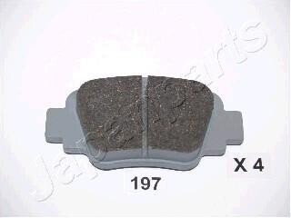 NISSAN гальмівні колодки задні Micra K11 92- JAPANPARTS PP-197AF