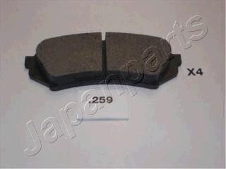 TOYOTA гальмівні колодки задн.Land Cruiser 98- JAPANPARTS PP-259AF