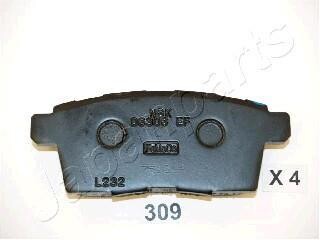 MAZDA колодки гальм.задн.CX-7/9 JAPANPARTS PP-309AF