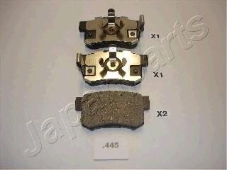 HONDA гальмівні колодки задн.Accord 2.2/2.4 08-,CR-V II 01- JAPANPARTS PP-445AF