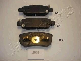 MITSUBISHI гальмівні колодки задні Lancer,Outlander 03- JAPANPARTS PP-508AF