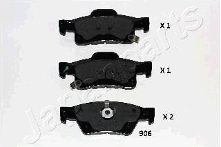 Гальм. колод. задн. JEEP Grand Cherokee 11- JAPANPARTS PP-906AF