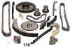К-кт цепи ГРМ (18 деталей) Nissan Navara D22, D40 (02-), X-Trail (01-) 2.5 dCi, JAPKO KJK116 (фото 1)
