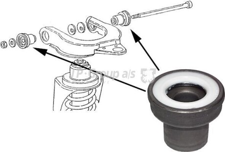 VW C/блок верх. важеля T2 1,6-2,1 79- JP GROUP 1140201000