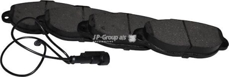 Гальмівні колодки пер. Volt/500/Panda/KA 07- JP GROUP 1563602710