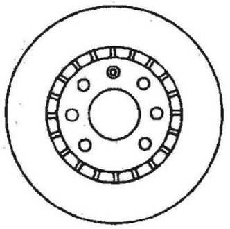 Диск гальмівний DAEWOO LANOS R14 передн. Jurid 561488JC