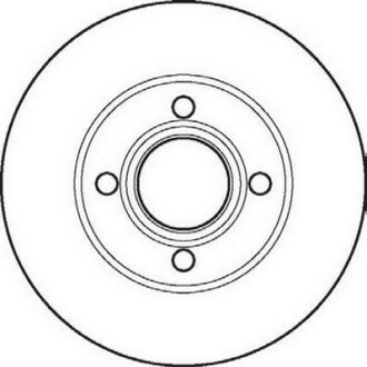AUDI диск гальмівний передній 80 1.8-2.3E 91-92 Jurid 561691JC