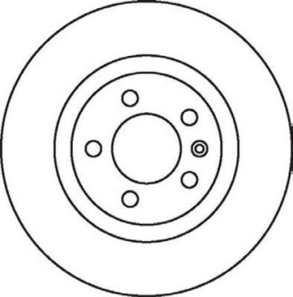 VW диск гальмівний задній T4 1/96- Jurid 562081JC