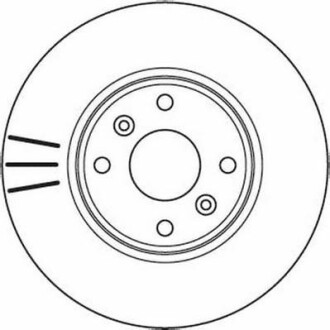 RENAULT диск гальмівний передн.Laguna,Kangoo,Megane Jurid 562103JC