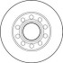 VW Диск тормозной задний 245mm Audi 80,A4 00-,Seat Exeo 08- Jurid 562192JC (фото 1)