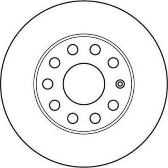 VW диск гальмівний задн.Audi A3,Caddy III,Golf V,VI,Touran,Skoda Octavia II,SuperB II Jurid 562238JC